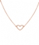 Super Stylish Necklace Necklace Small Heart rose (1470)